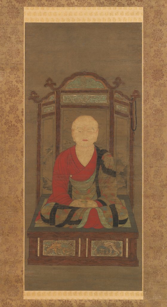 Detail of Priest in Meditation, 15th century by Unknown