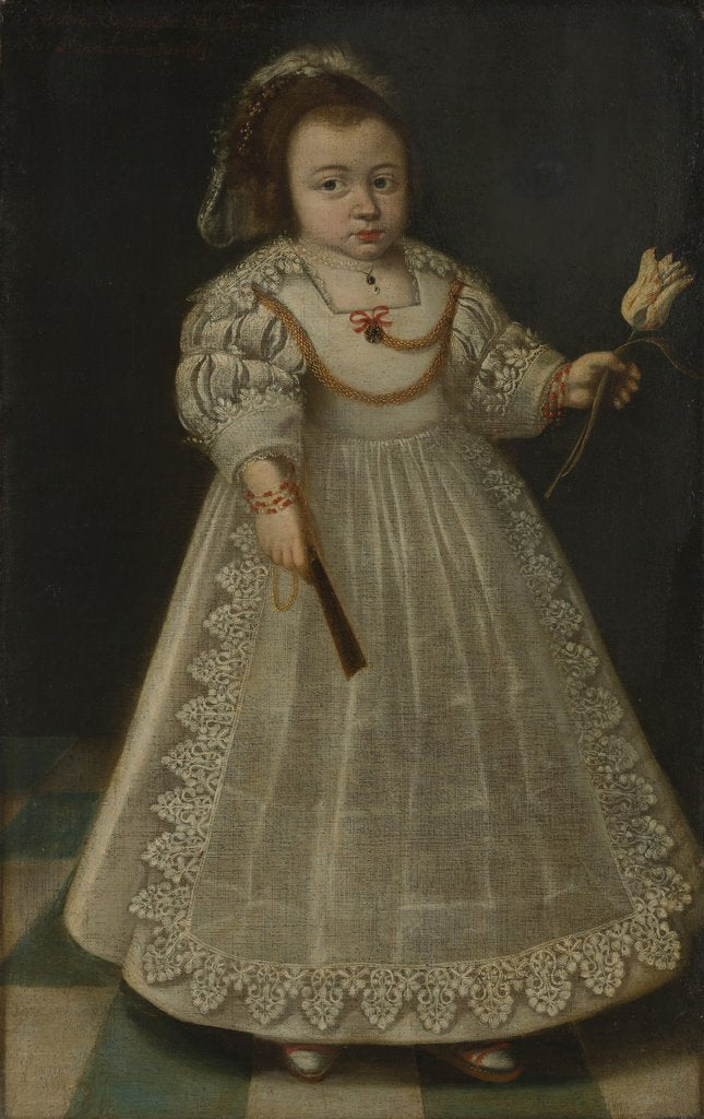 Detail of Sarra de Peyster, 1631 by Unknown