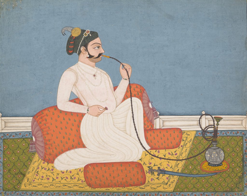 Detail of Portrait of Thakur Utham Ram, ca. 1760 by Unknown