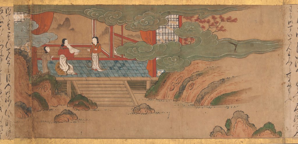 Detail of Illustrated Legends of the Origins of the Kumano Shrines…late 16th-early 17th century by Unknown