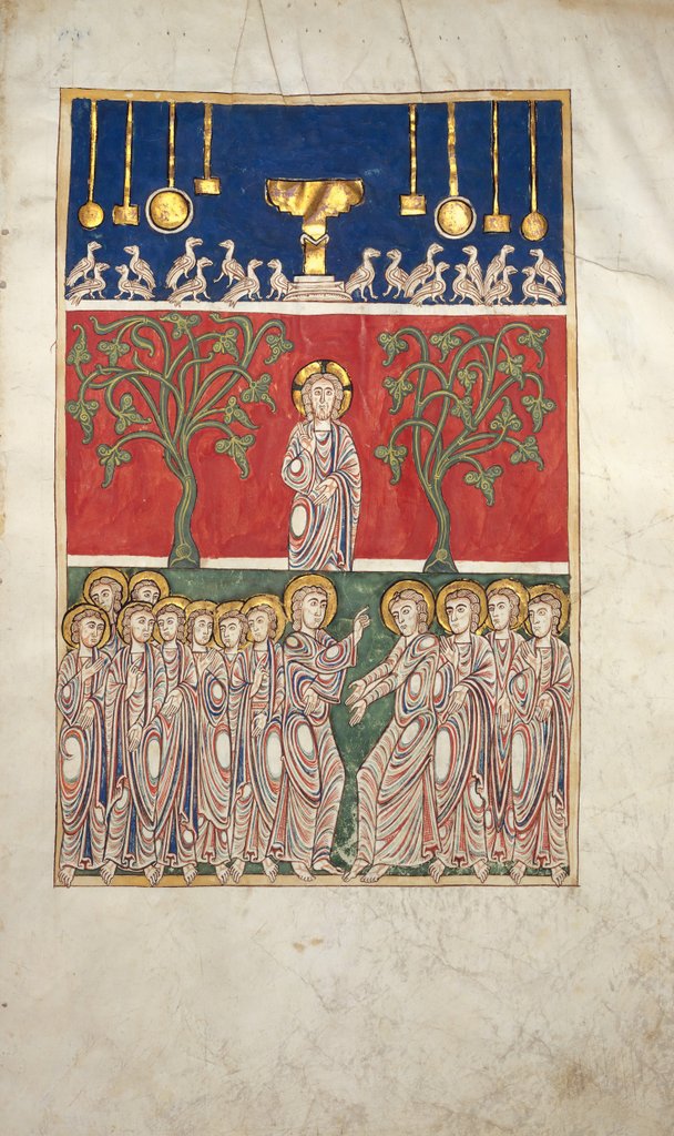 Detail of Leaf from a Beatus Manuscript: the Opening of the Fifth Seal, ca. 1180 by Unknown