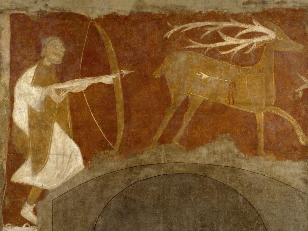 Detail of Hunting Scene, first half 12th century by Unknown