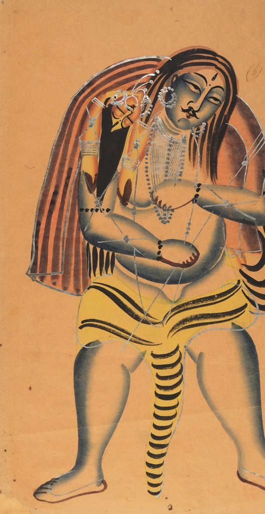 Detail of Shiva Carries the Corpse of Sati, ca. 1865-75 by Unknown