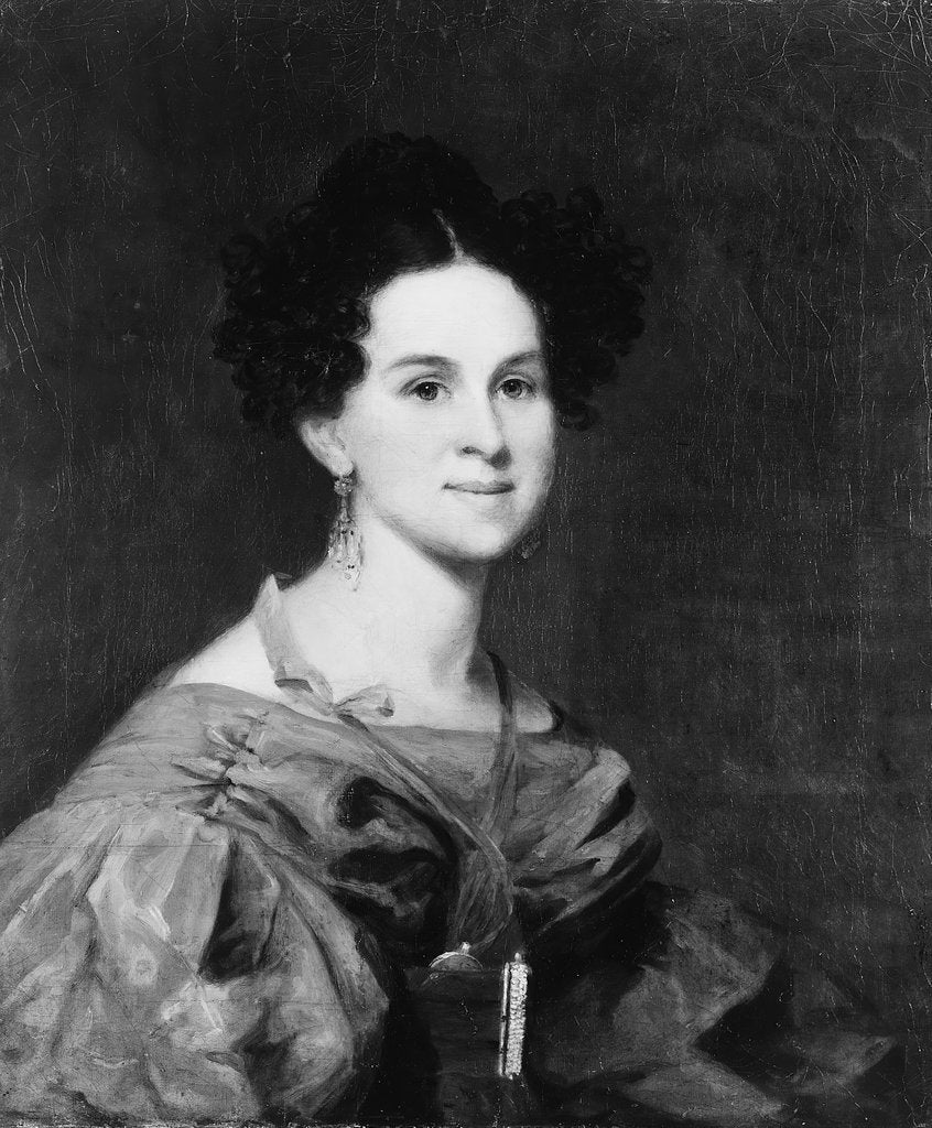 Detail of Mrs. George Pine, 1835 by Unknown