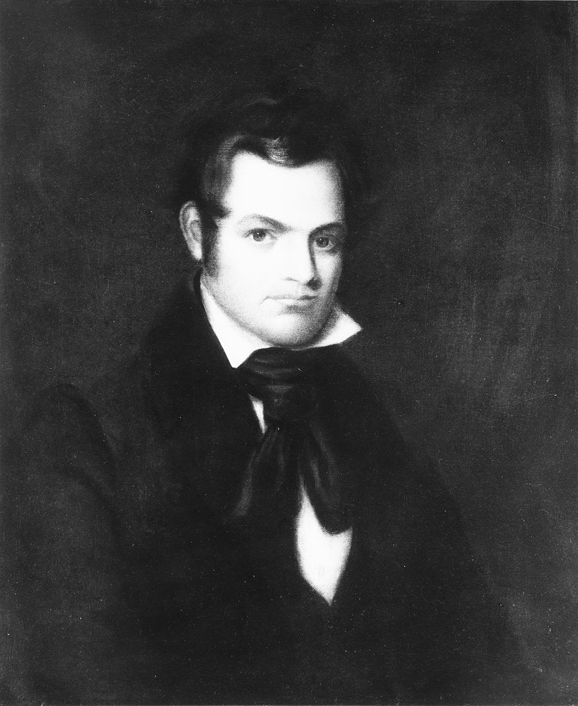 Detail of Portrait of a Man, 1800-1850 by Unknown