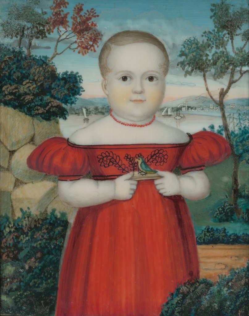 Detail of Portrait of a Boy, 1840s by Unknown