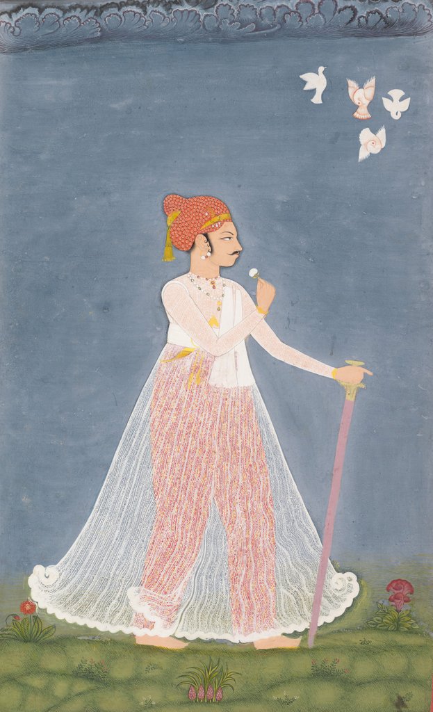 Detail of Bishen Singh as a Young Man, ca. 1780 by Unknown