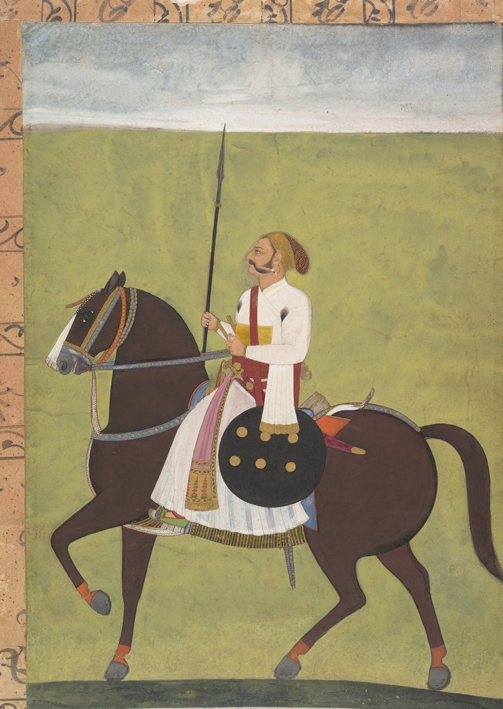 Detail of Equestrian Portrait of a Nobleman, ca. 1710-20 by Unknown