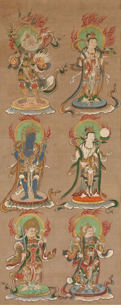 Detail of Twelve Deva Kings, 16th century by Unknown