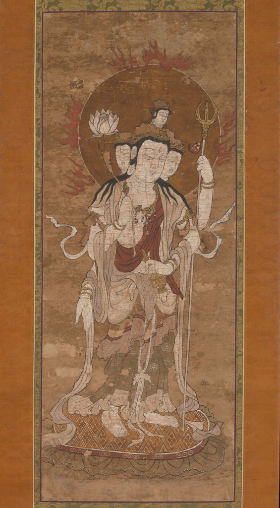 Detail of One of the Twelve Devas: Bonten, 14th century by Unknown