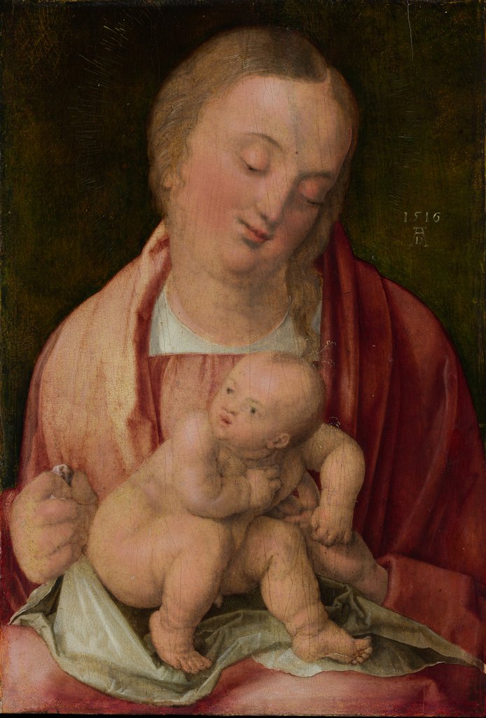 Detail of Virgin and Child, 1516 by Albrecht Durer