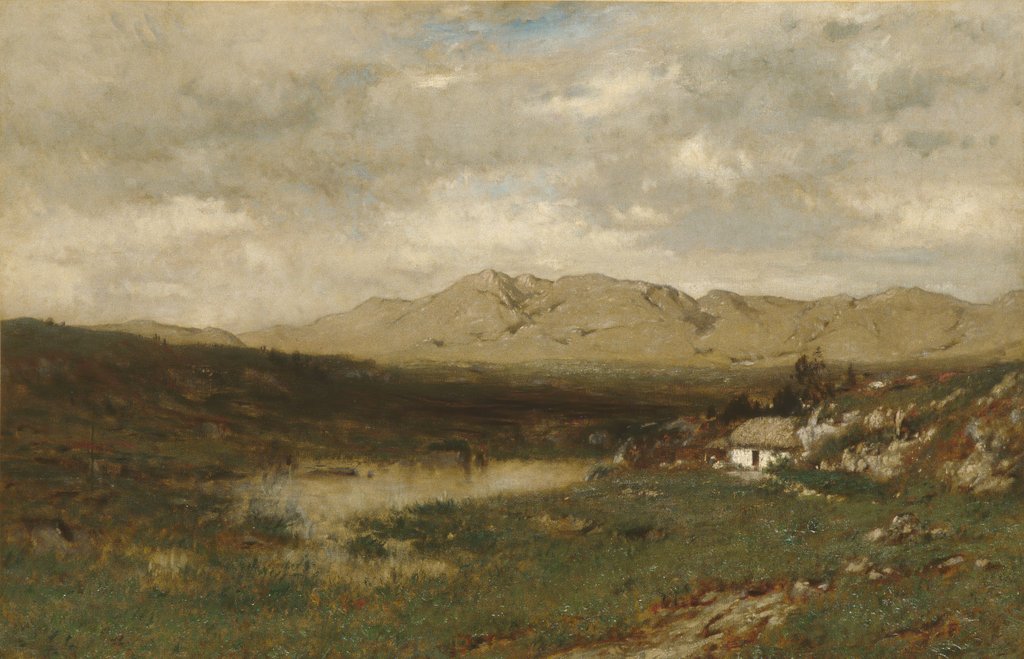 Detail of View in County Kerry, ca. 1875 by Alexander Helwig Wyant