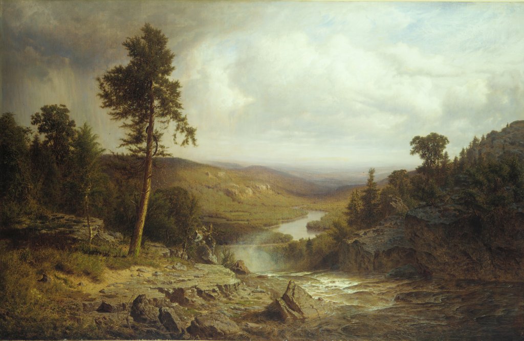 Detail of Tennessee, 1866 by Alexander Helwig Wyant