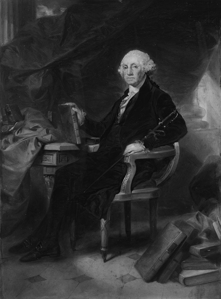 Detail of George Washington: Design for an Engraving, ca. 1860 by Alonzo Chappel