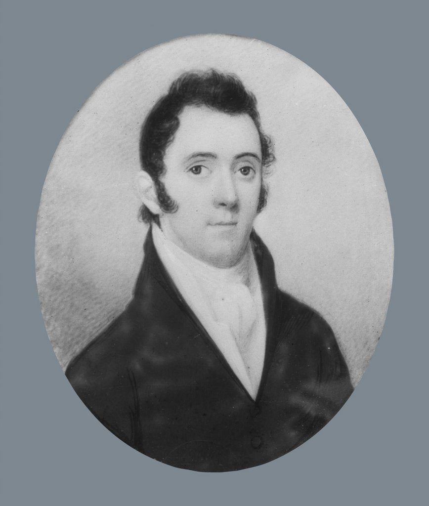 Detail of Dr. Valentine Mott, ca. 1820 by Anson Dickinson