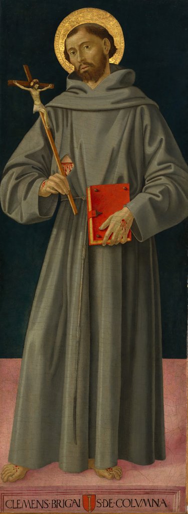 Detail of Saint Francis of Assisi, ca. 1480-81 by Antoniazzo Romano