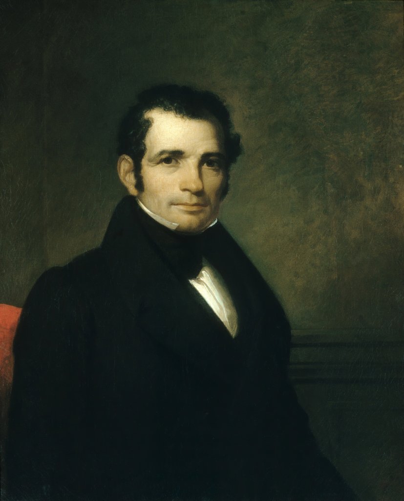 Detail of Luman Reed, 1835 by Asher Brown Durand