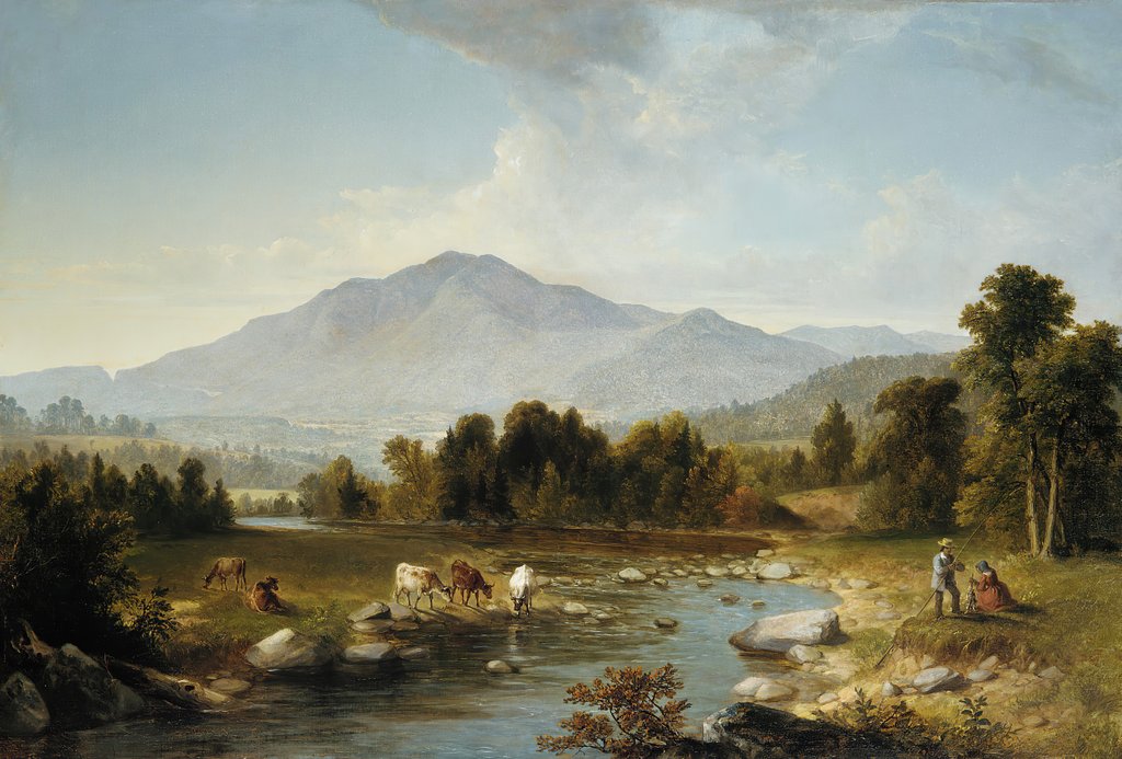 Detail of High Point: Shandaken Mountains, 1853 by Asher Brown Durand