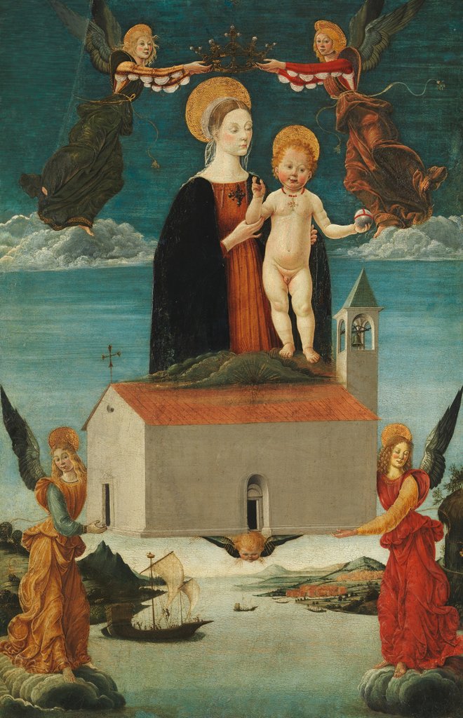 Detail of The Translation of the Holy House of Loreto, ca. 1510 by Saturnino Gatti