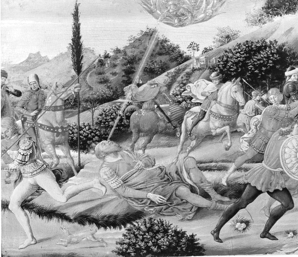 Detail of The Conversion of Saint Paul by Benozzo Gozzoli