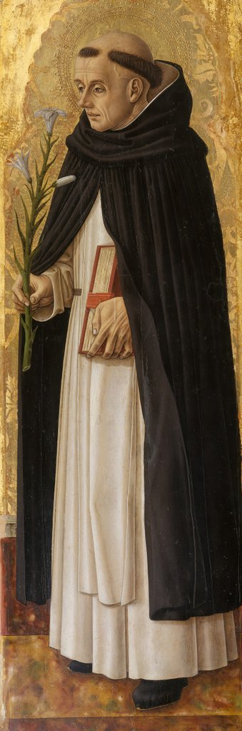 Detail of Saint Dominic, 1472 by Carlo Crivelli