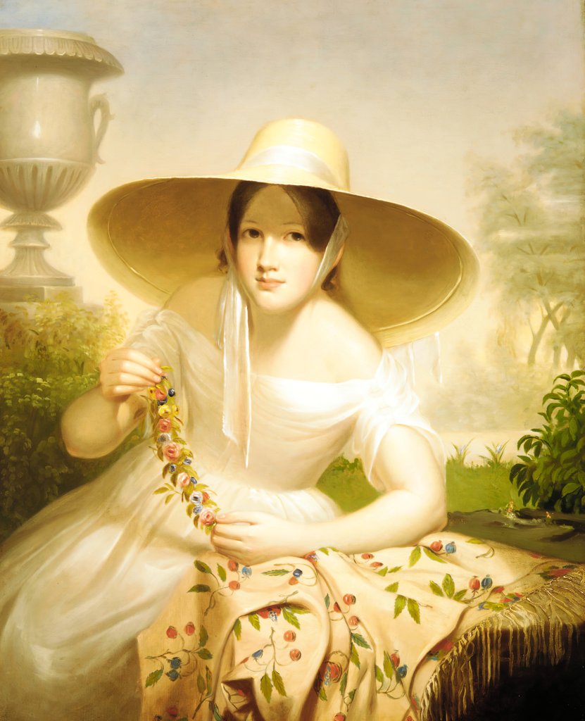 Detail of Spring, 1838 by Cephas Giovanni Thompson