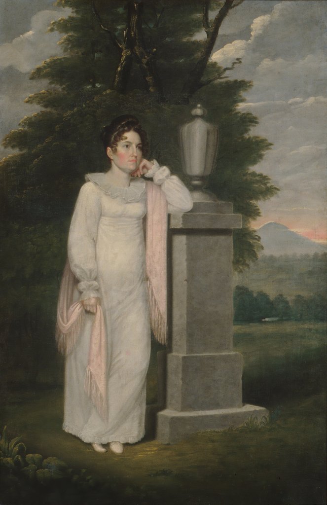 Detail of Mrs. Cephas Thompson, ca. 1810-20 by Cephas Thompson