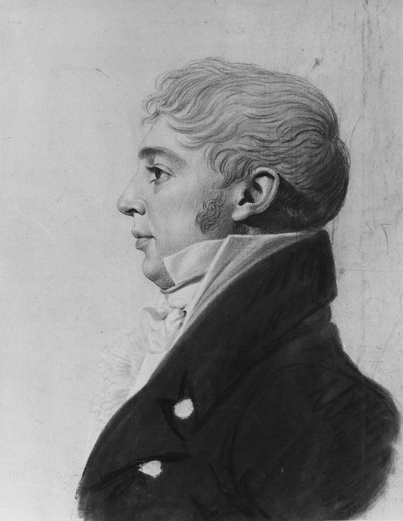 Detail of Alexander Rider, 1808-9 by Charles Balthazar Julien Févret de Saint-Mémin