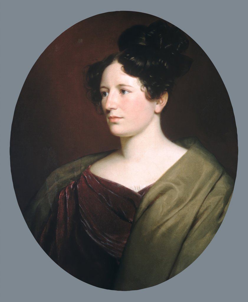 Detail of Mrs. David Cadwallader Colden, 1830 by Charles Cromwell Ingham