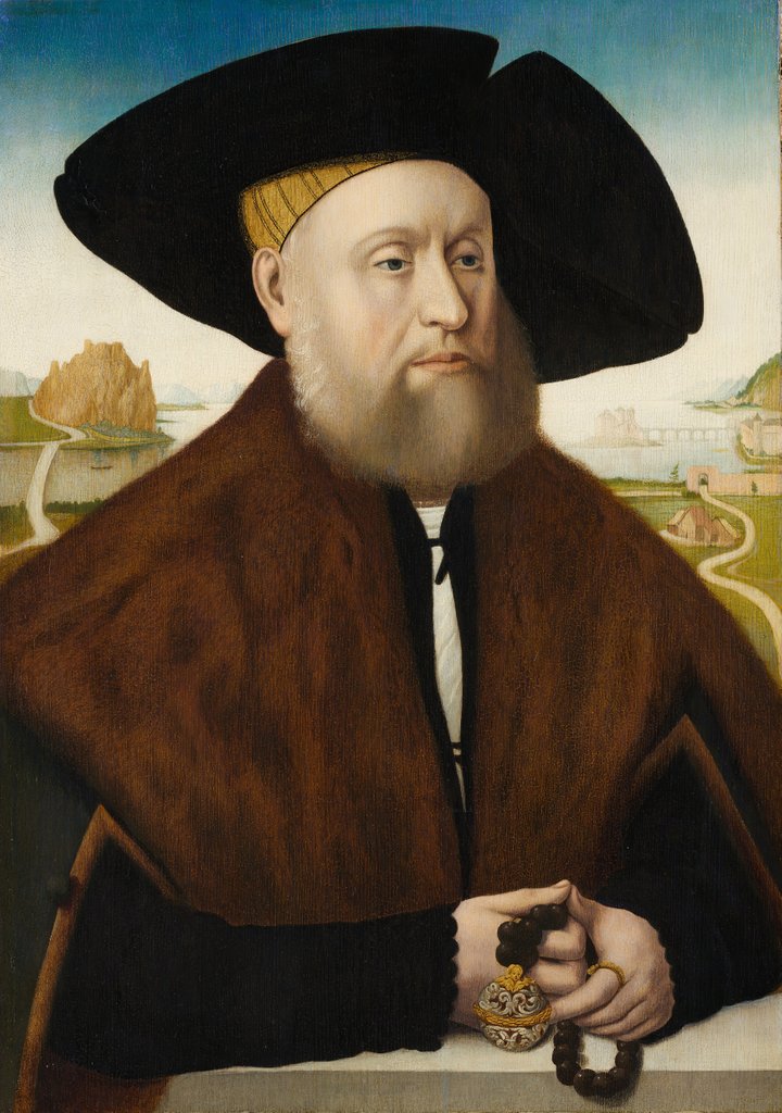 Detail of Heinrich vom Rhein zum Mohren, late 1520s by Conrad Faber von Creuznach (copy after)