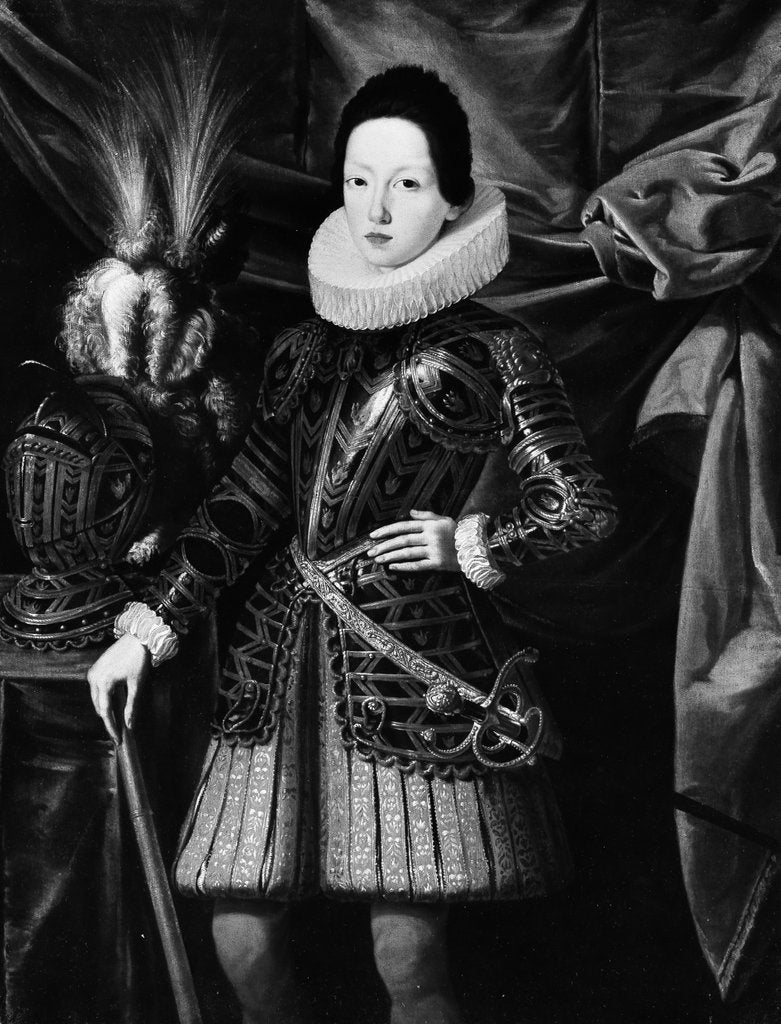 Detail of Ferdinando II de' Medici as a Boy by Justus Sustermans (copy after)