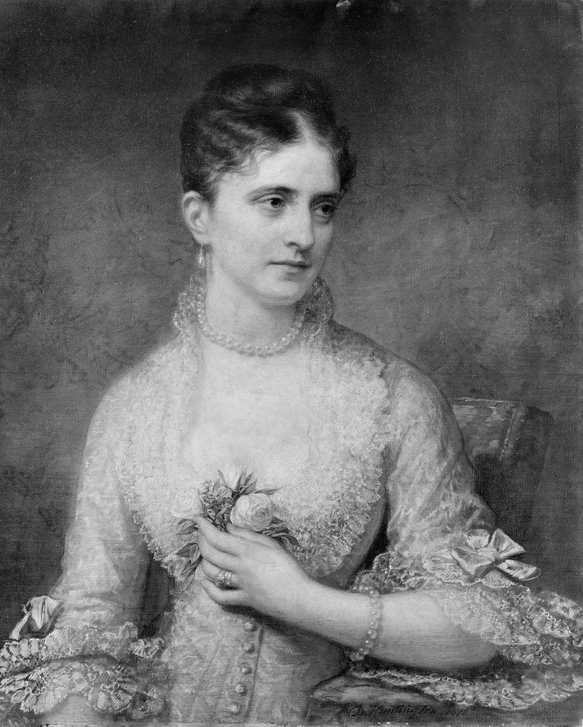 Detail of Mrs. Sylvester Dering, 1878 by Daniel Huntington