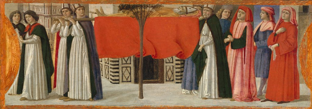 Detail of The Burial of Saint Zenobius, ca. 1479 by Davide Ghirlandaio