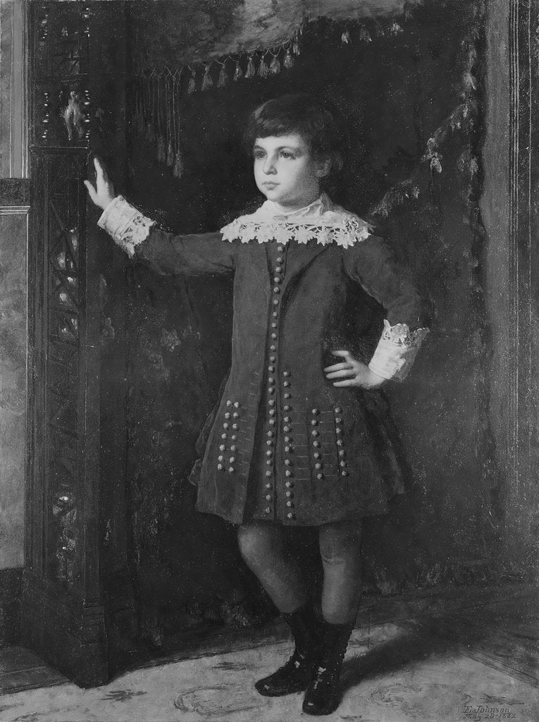 Detail of Lewis Einstein, 1882 by Eastman Johnson