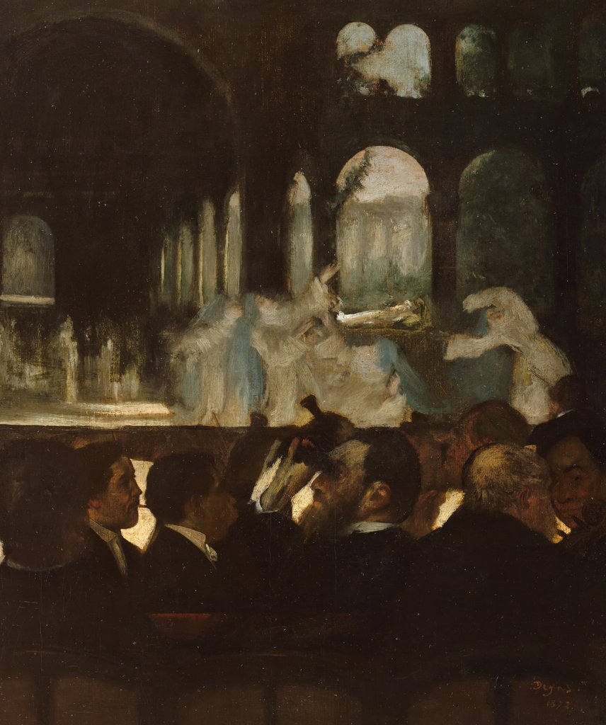 Detail of The Ballet from 'Robert le Diable', 1871 by Edgar Degas