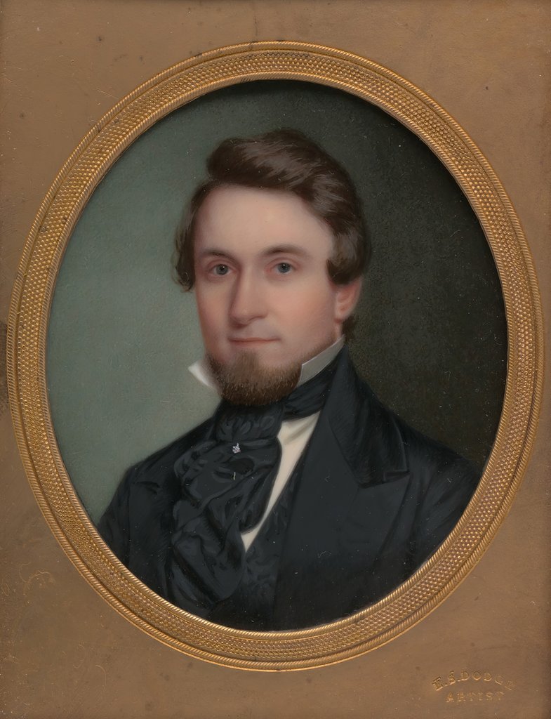 Detail of John Wood Dodge, ca. 1836-37 by Edward S. Dodge