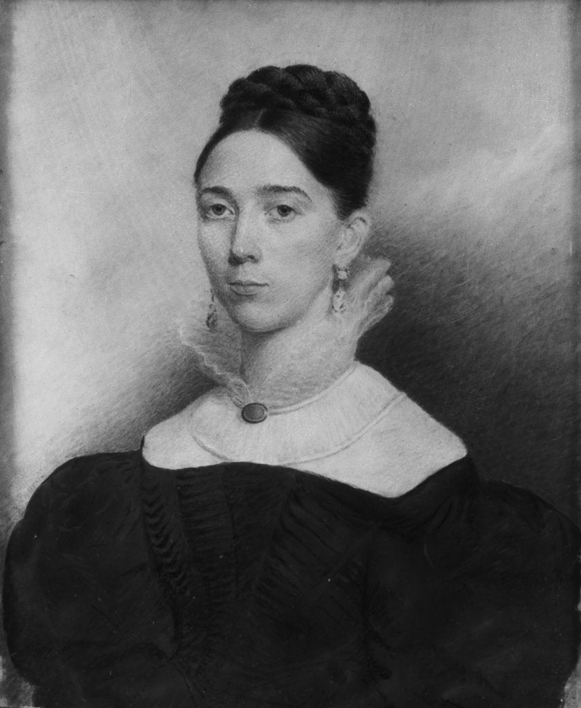 Detail of Alice Goudry, ca. 1830-35 by Eliza Goodridge
