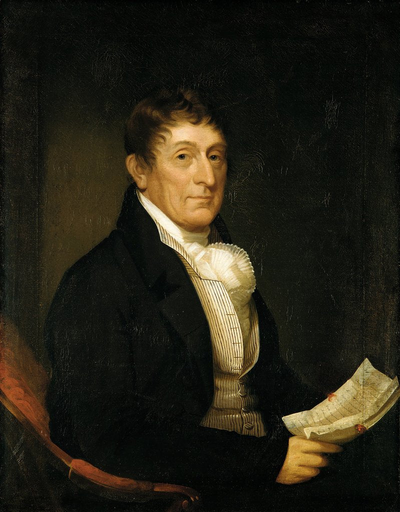 Detail of Philip Van Cortlandt, ca. 1810 by Ezra Ames