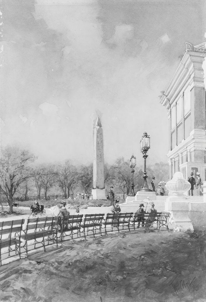 Detail of Cleopatra's Needle, 1895 by Frank Crane