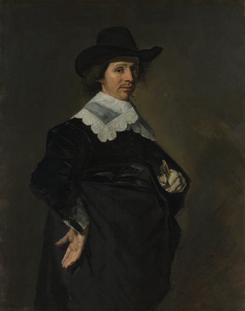 Detail of Paulus Verschuur, 1643 by Frans Hals