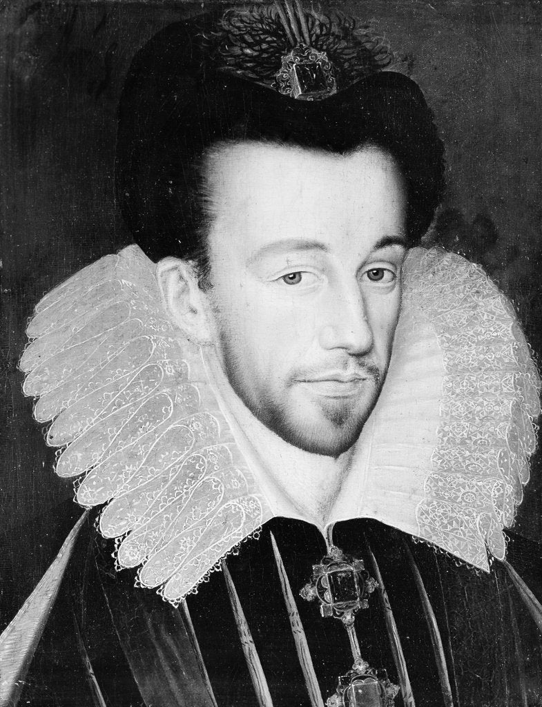 Detail of Henri III, King of France by Unknown