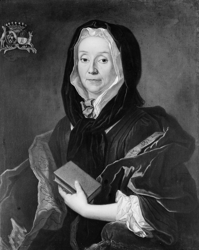 Detail of Portrait of a Woman Holding a Book by Unknown