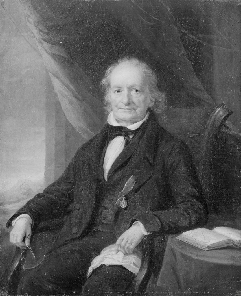 Detail of William Popham, ca. 1845 by George Linen