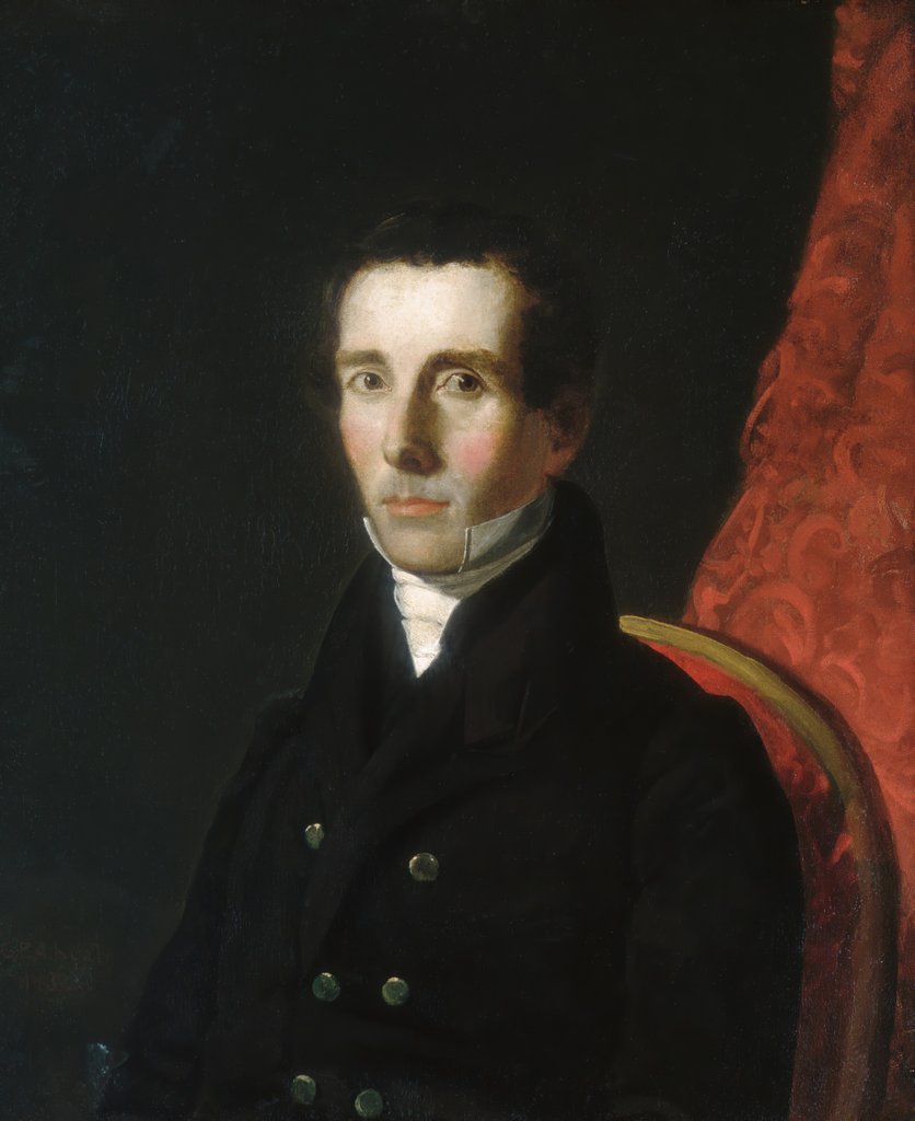 Detail of Moses Pond, 1832 by George Peter Alexander Healy
