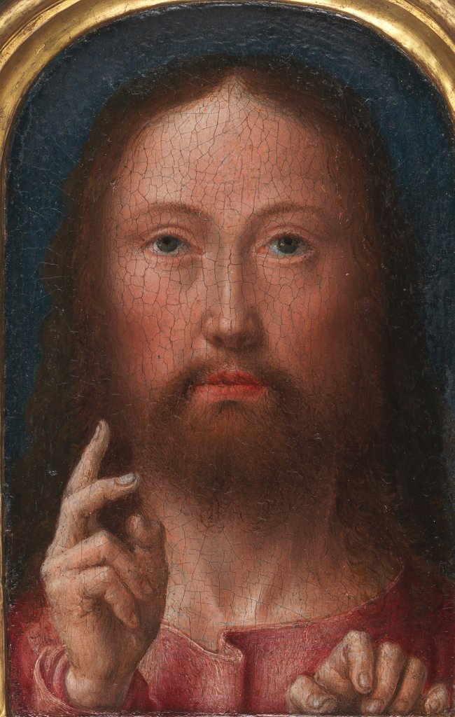 Detail of Christ Blessing, ca. 1500-1505 by Gerard David