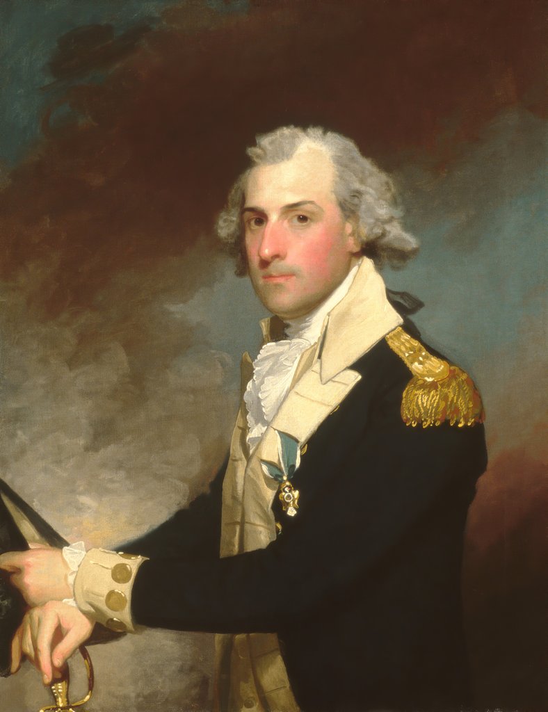 Detail of Matthew Clarkson, ca. 1794 by Gilbert Stuart