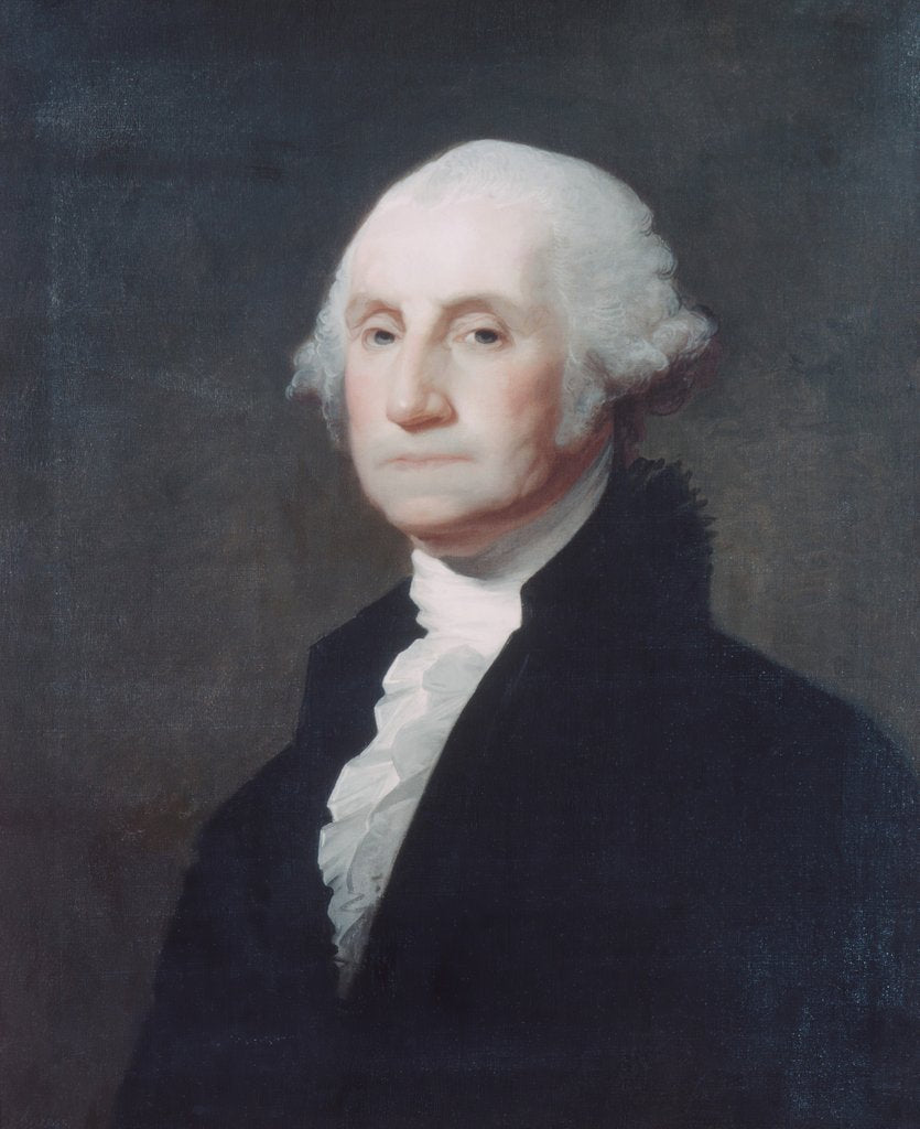 Detail of George Washington, ca. 1803 by Gilbert Stuart