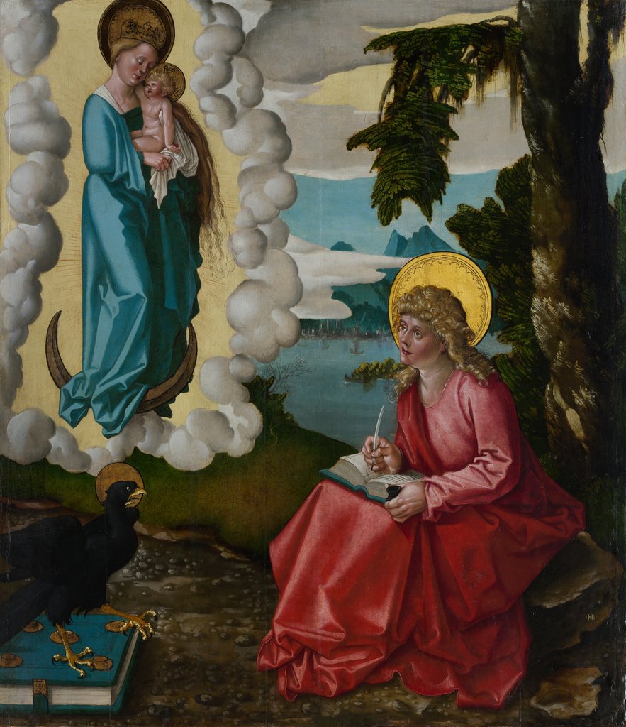 Detail of Saint John on Patmos, ca. 1511 by Hans Baldung
