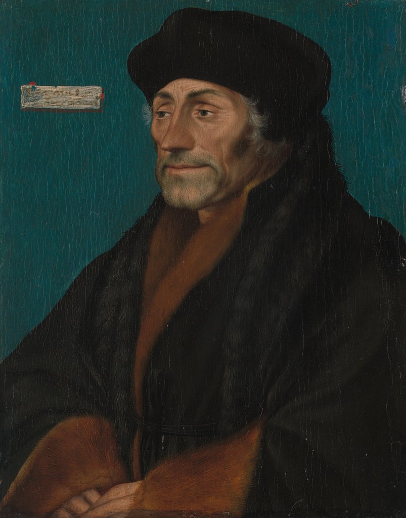Detail of Erasmus of Rotterdam, ca. 1532 by Hans Holbein the Younger