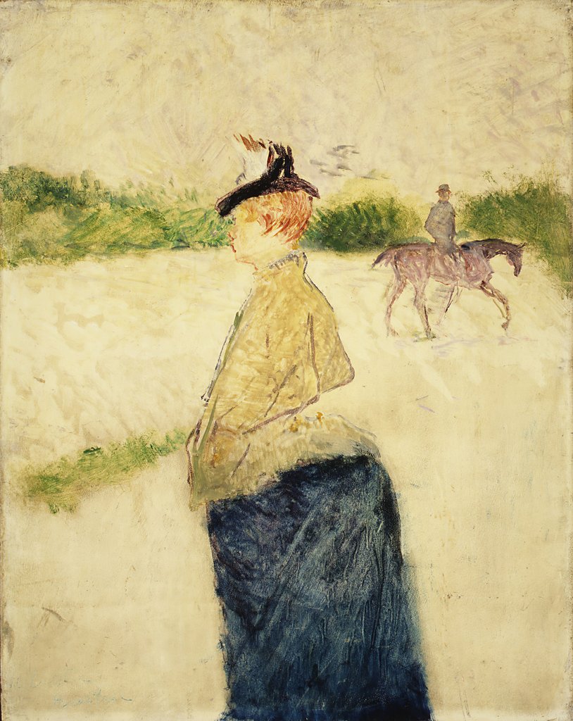 Detail of Émilie, late 1890s by Henri de Toulouse-Lautrec